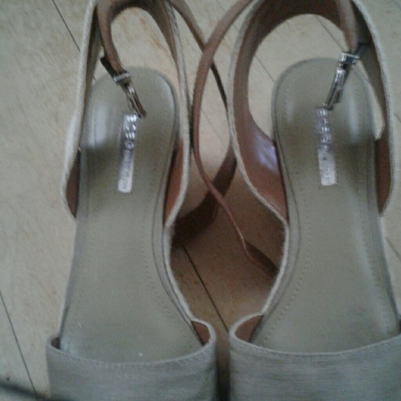 Wedged heels canvas sandle - Picture 3 of 4